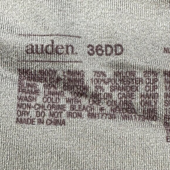 Auden Women's Size 36DD Nursing Bra T-Shirt Full Coverage Rocket City Gray New - Picture 6 of 13
